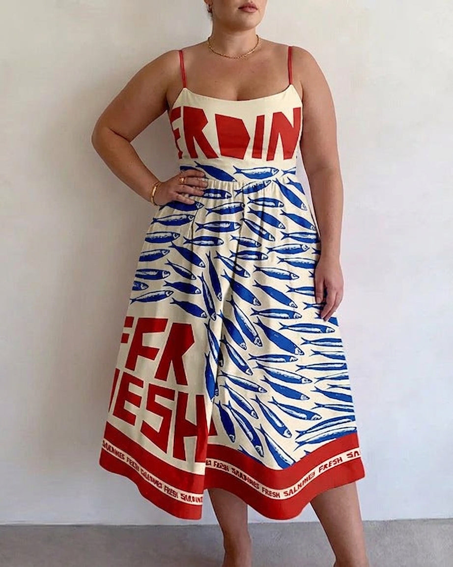 Amity | Rannikkotaide Midi Mekko