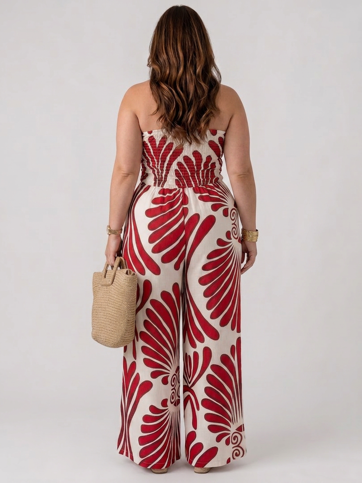 Dilys | Olkaimeton Valuväri Maxi Mekko