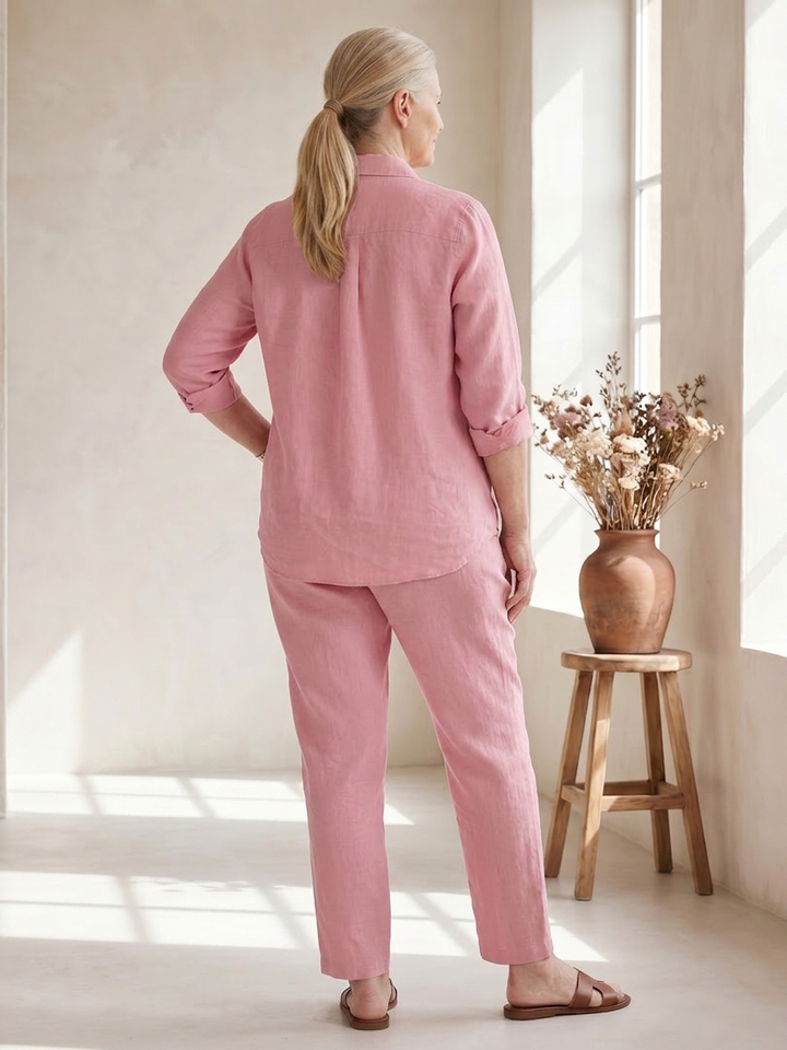 Paloma | Pitkähihaisen paidan ja kapenevien housujen setti