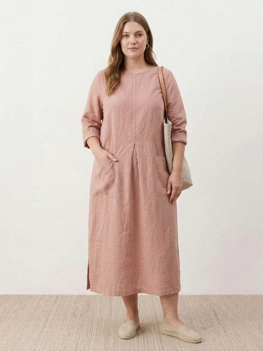 Yuki - Puuvillainen Maxi-mekko