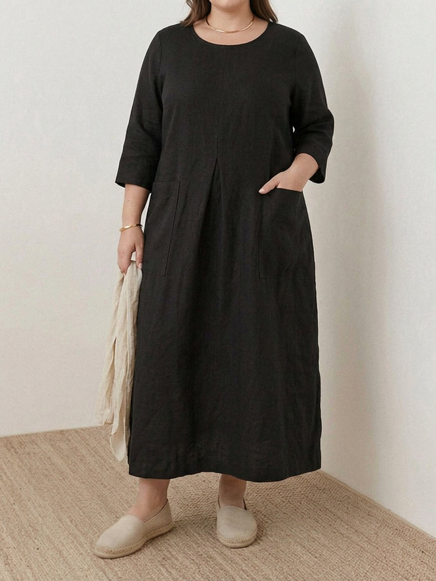 Yuki - Puuvillainen Maxi-mekko