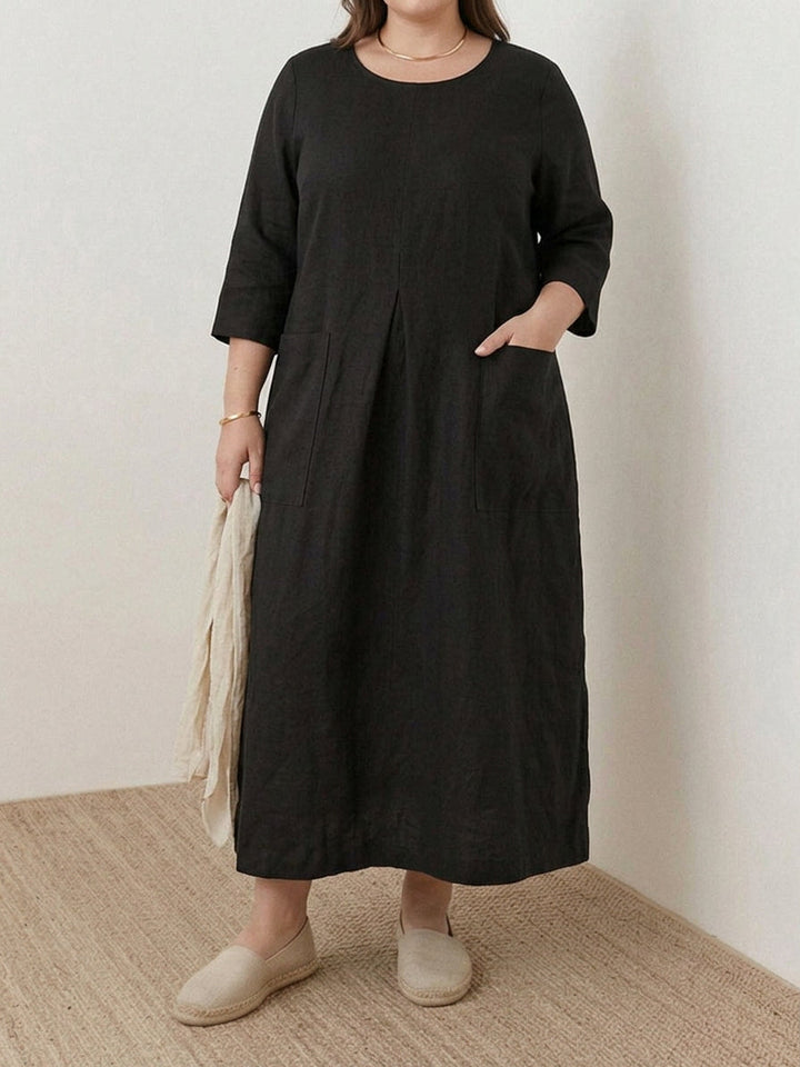 Yuki - Puuvillainen Maxi-mekko