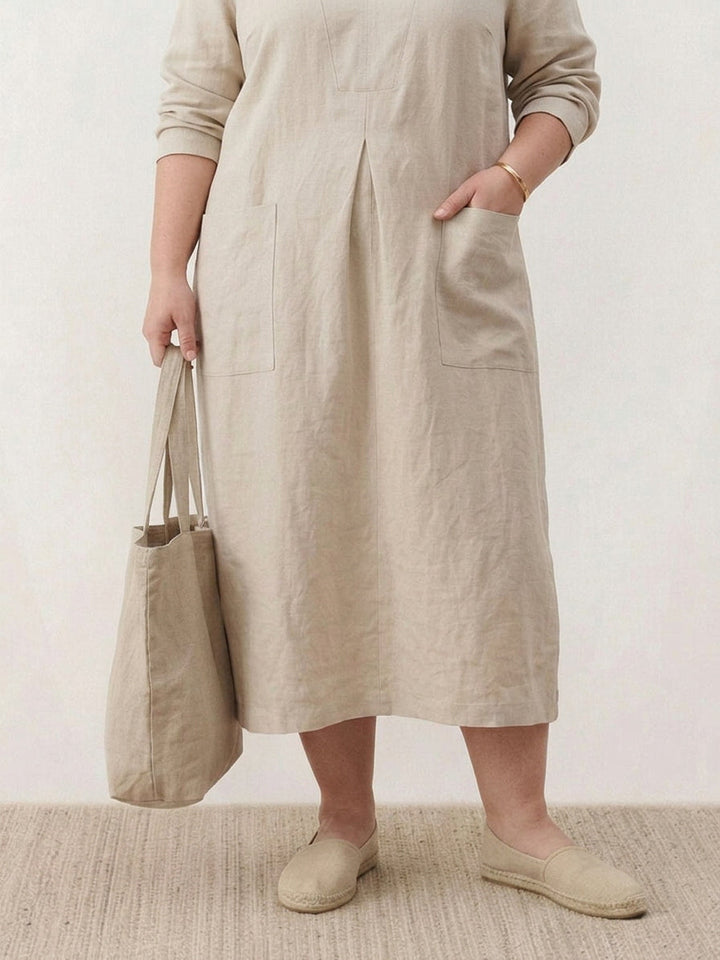 Yuki - Puuvillainen Maxi-mekko