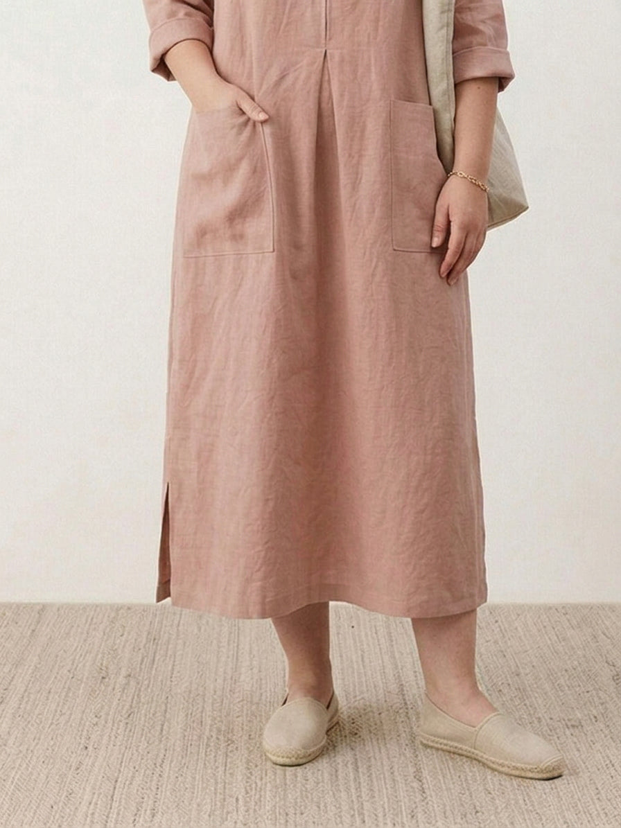Yuki - Puuvillainen Maxi-mekko