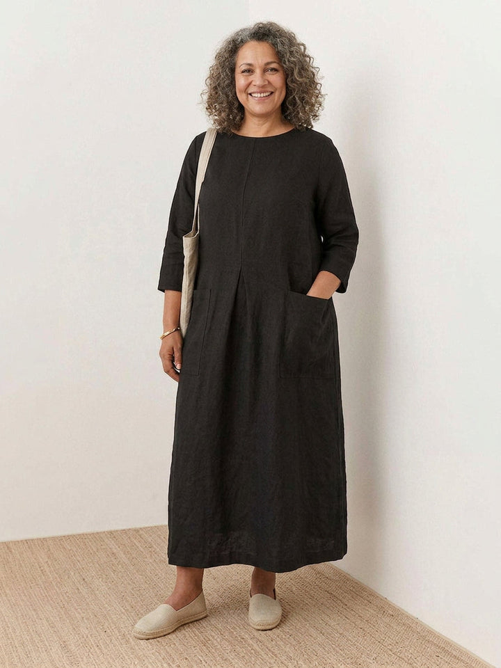 Yuki - Puuvillainen Maxi-mekko