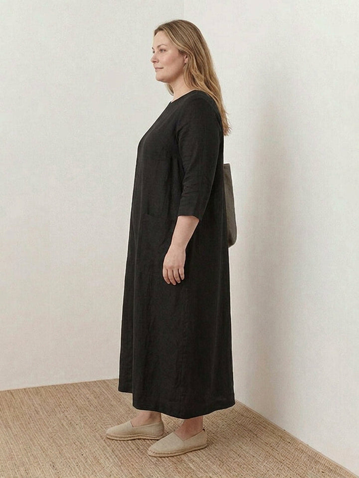 Yuki - Puuvillainen Maxi-mekko