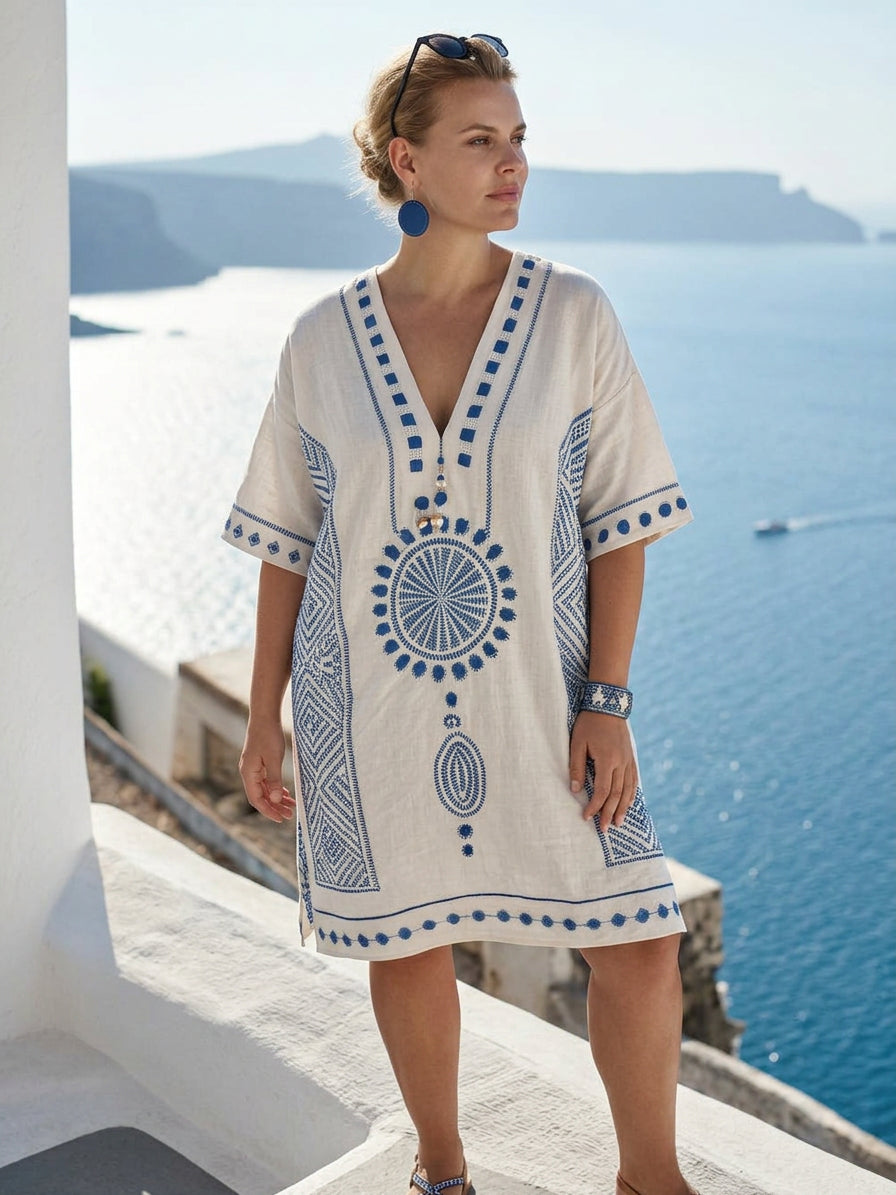 Soleil | Rannikkokoristeltu Mini Mekko