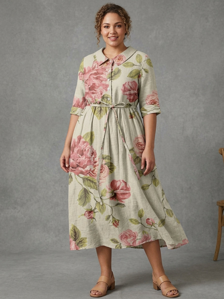 Edith | Vintage Rose Dress