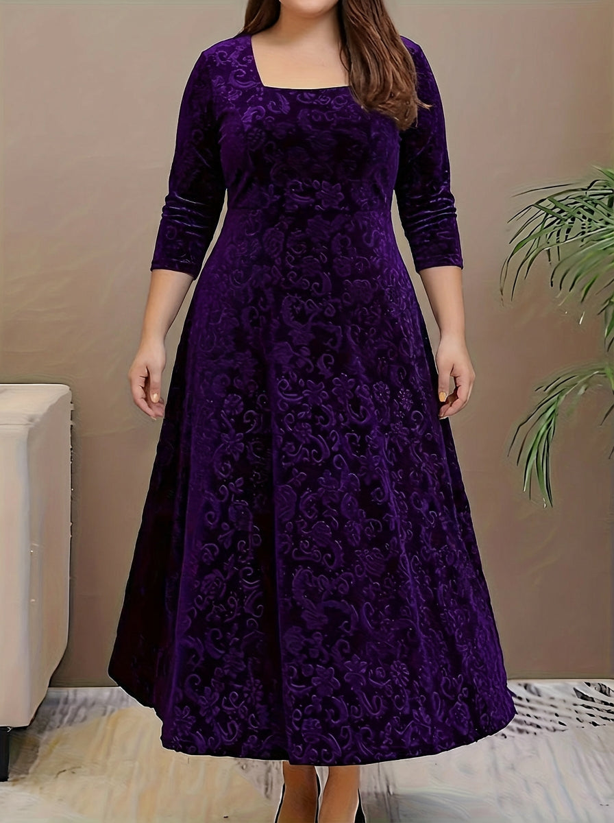 Evadne | Elegantti Kuvioitu Maksimekko