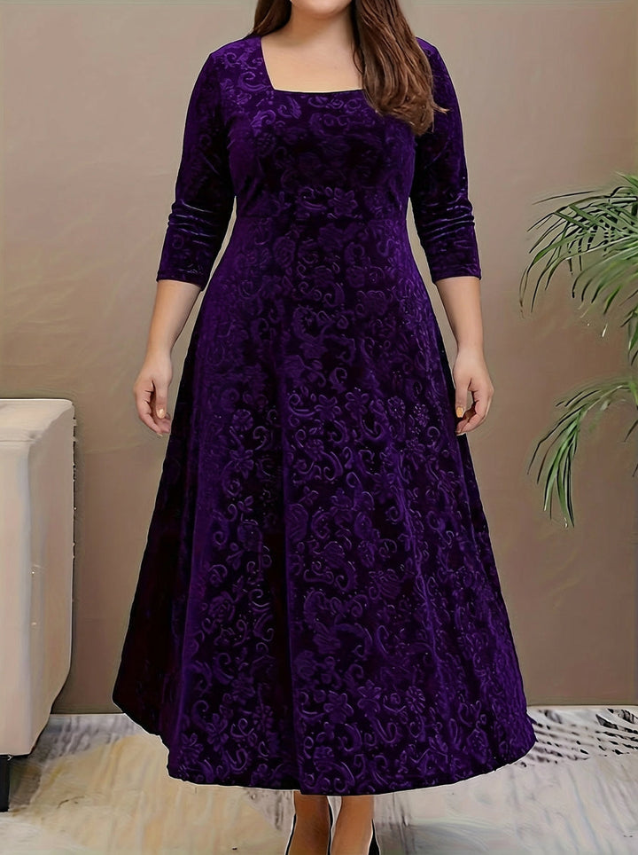Evadne | Elegantti Kuvioitu Maksimekko
