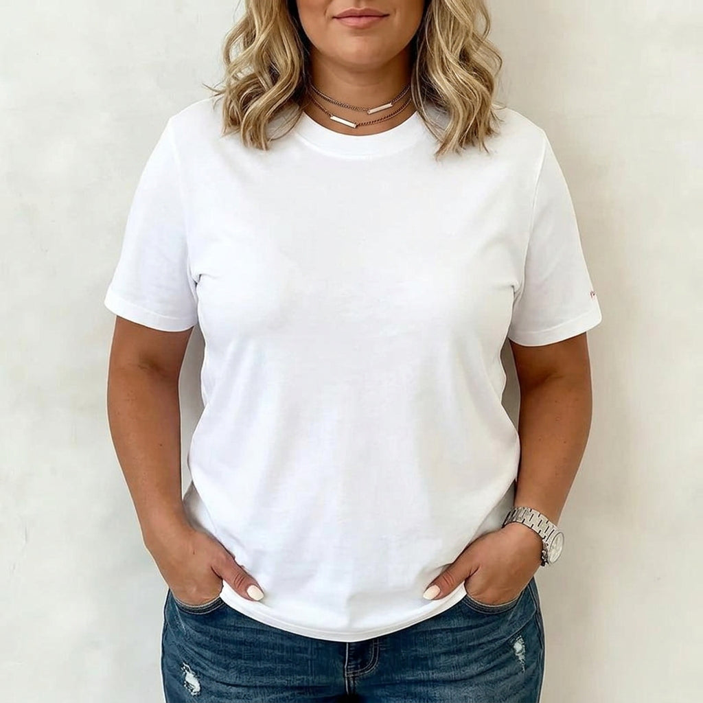 Nadia | Rentoa Yksivärinen T-paita