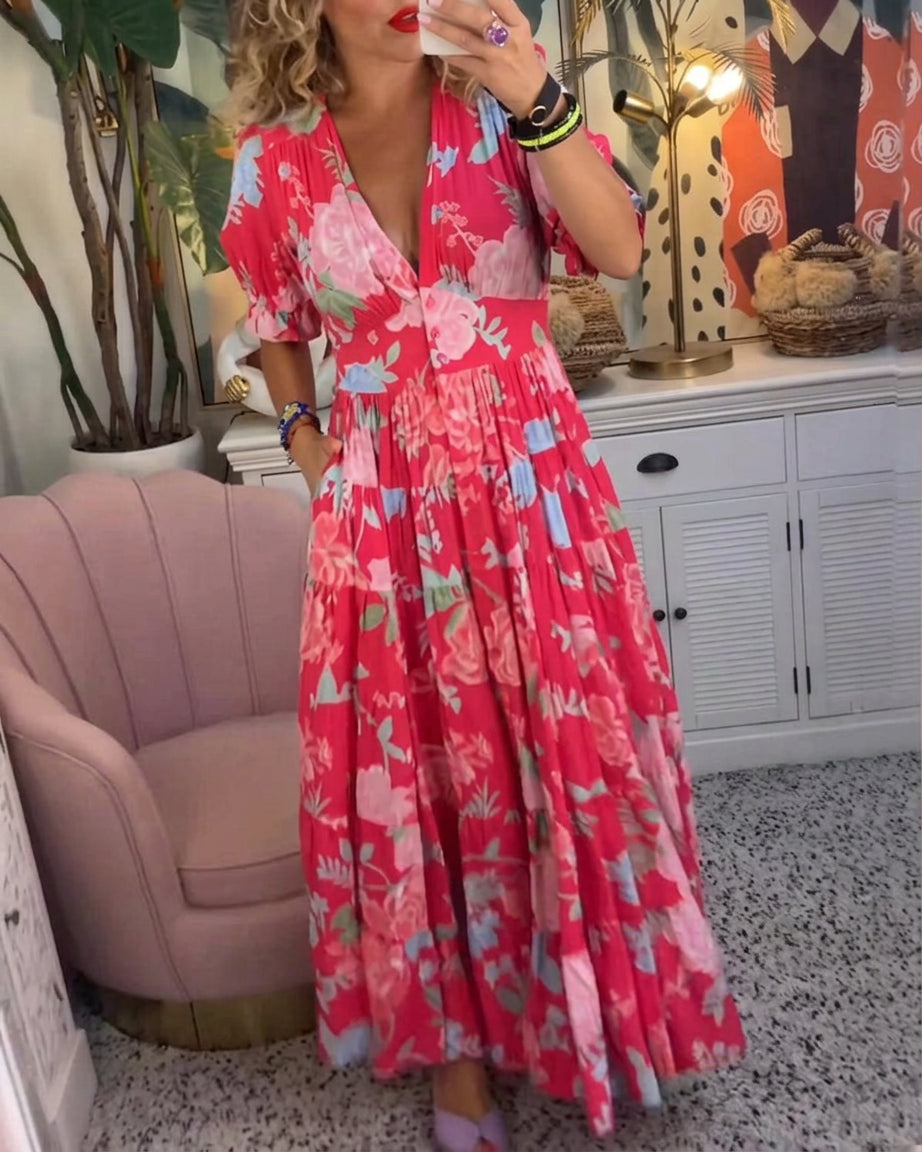 Salma | Kukallinen Maxi Mekko