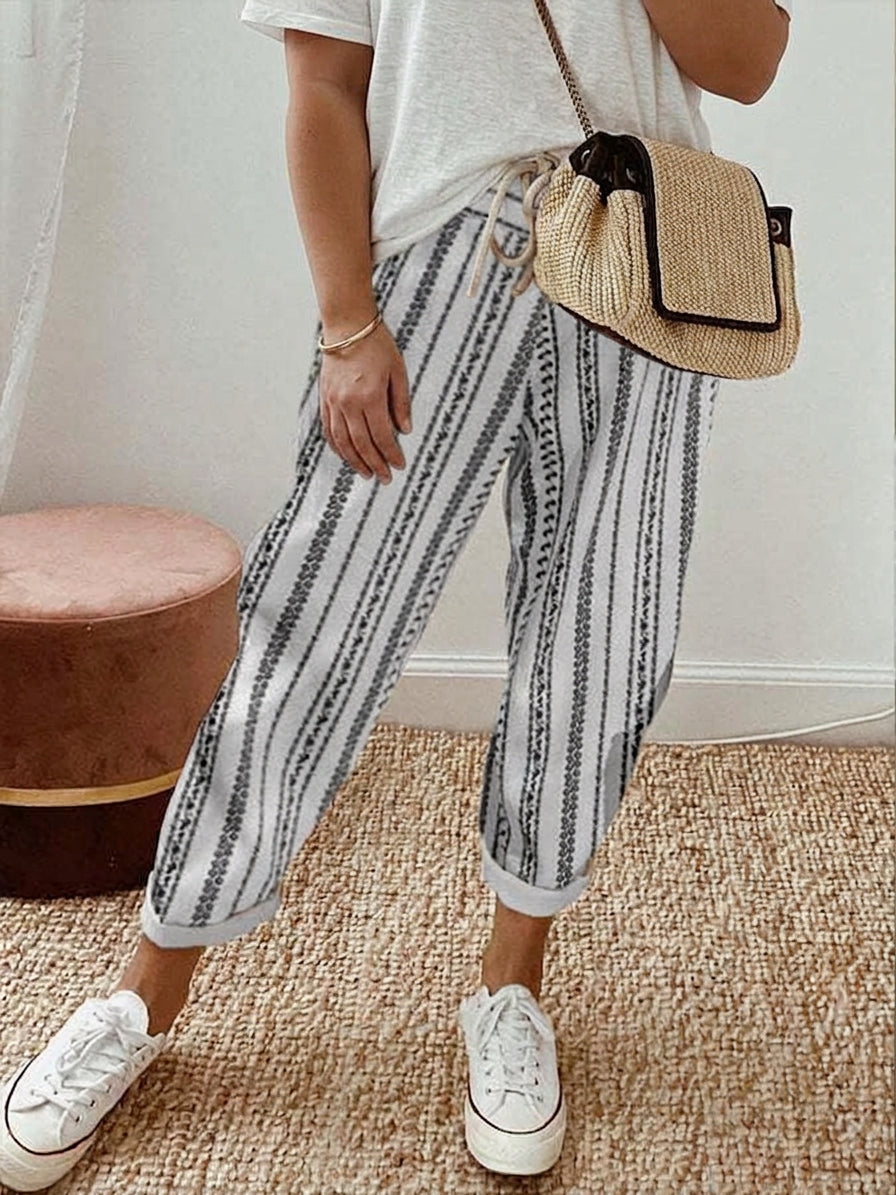 BRIAR – STRIPED RELAXED PANTS