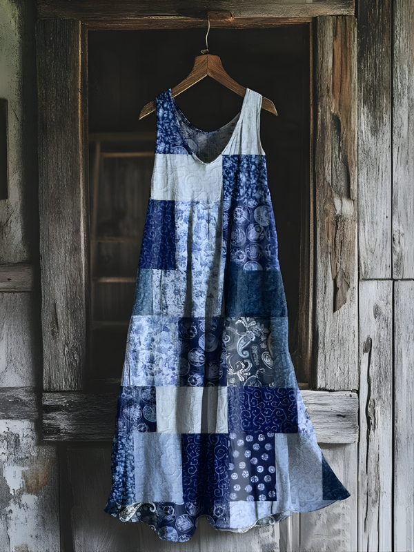 Iona - Vintage Patches Kankainen Mekko
