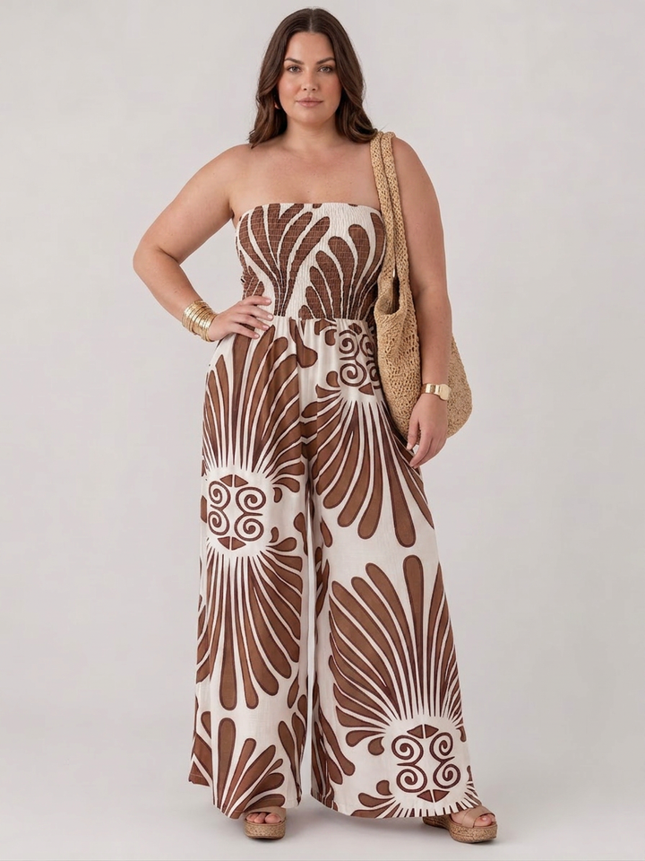 Dilys | Olkaimeton Valuväri Maxi Mekko