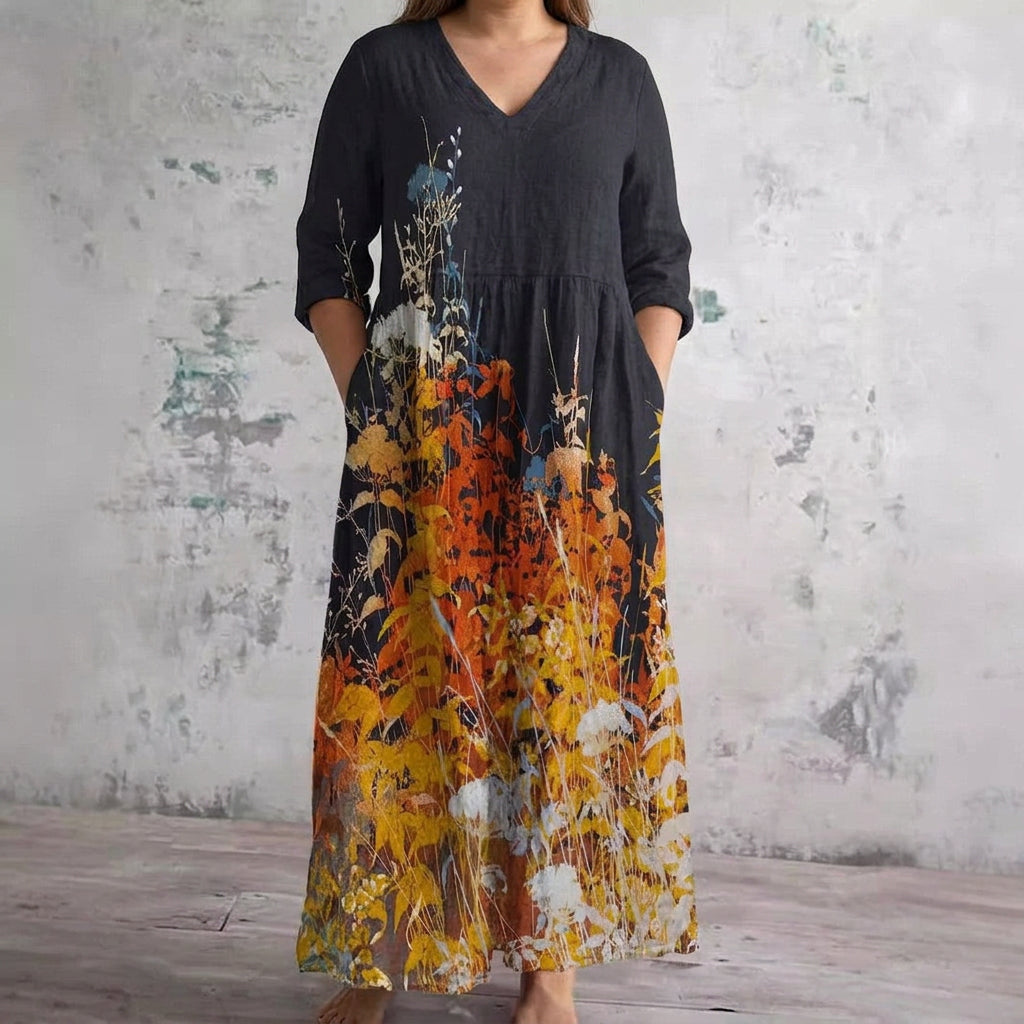 Lavinia | Syksyn Niitty Maxi Mekko