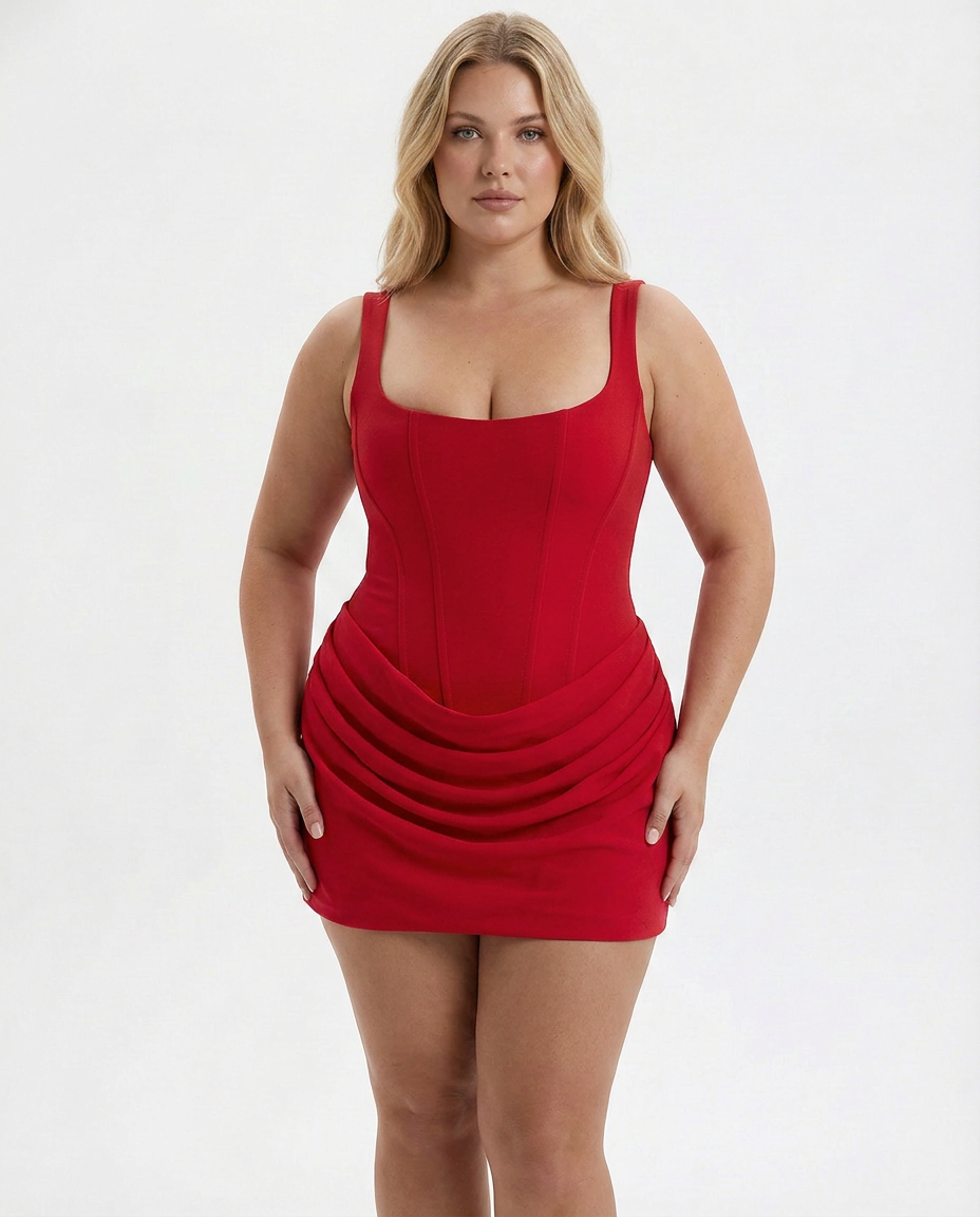 Juno - Verhoiltu Snatched Mini Mekko