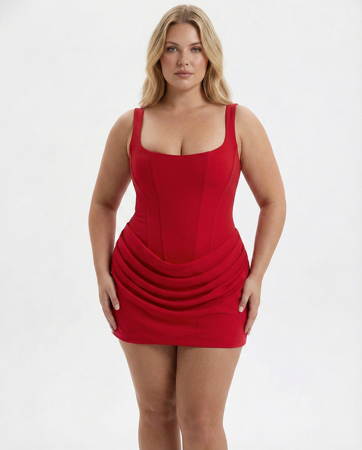 Juno - Verhoiltu Snatched Mini Mekko