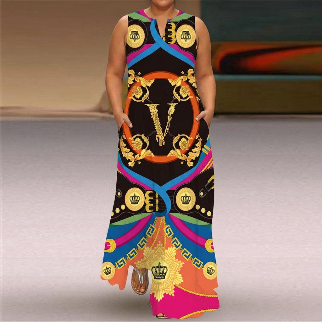 Maybelle | V-pääntie Olkaimeton Luxe Maxi Mekko