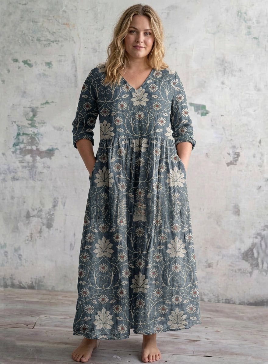 Adair | Vintage Vine Maxi Dress