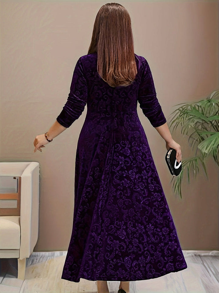 Evadne | Elegantti Kuvioitu Maksimekko