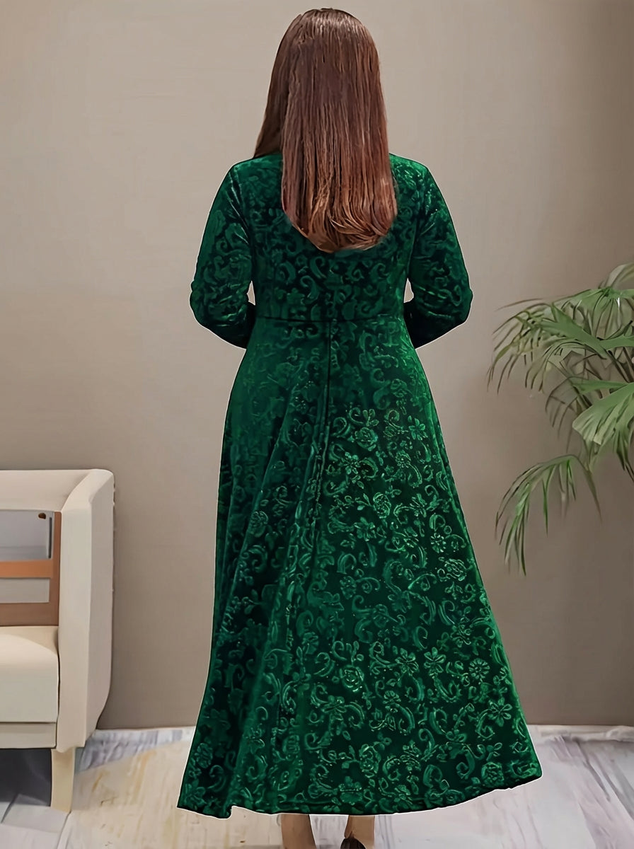 Evadne | Elegantti Kuvioitu Maksimekko