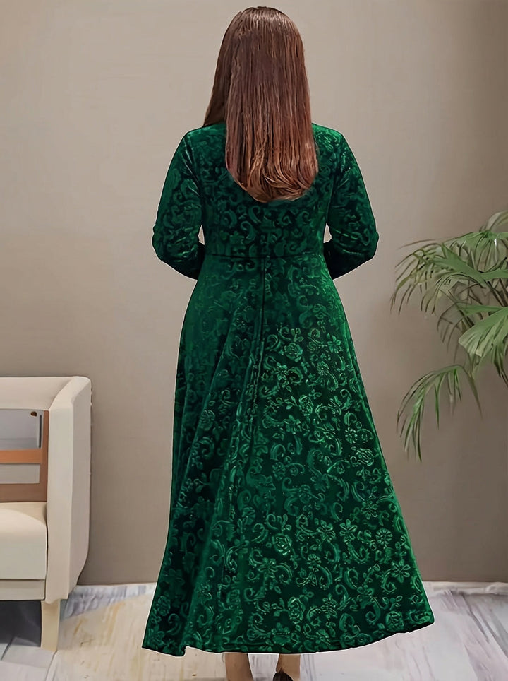 Evadne | Elegantti Kuvioitu Maksimekko