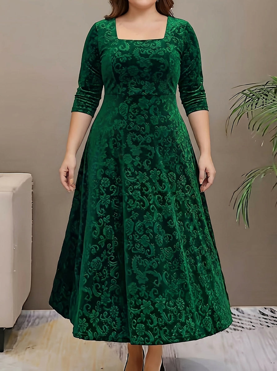 Evadne | Elegantti Kuvioitu Maksimekko