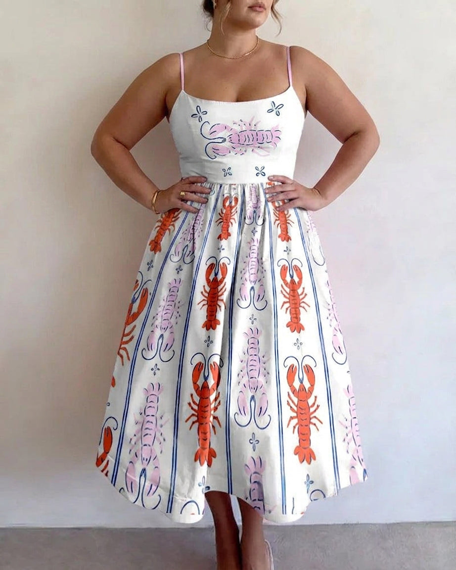 Thea | Rantaunelma Midi Mekko