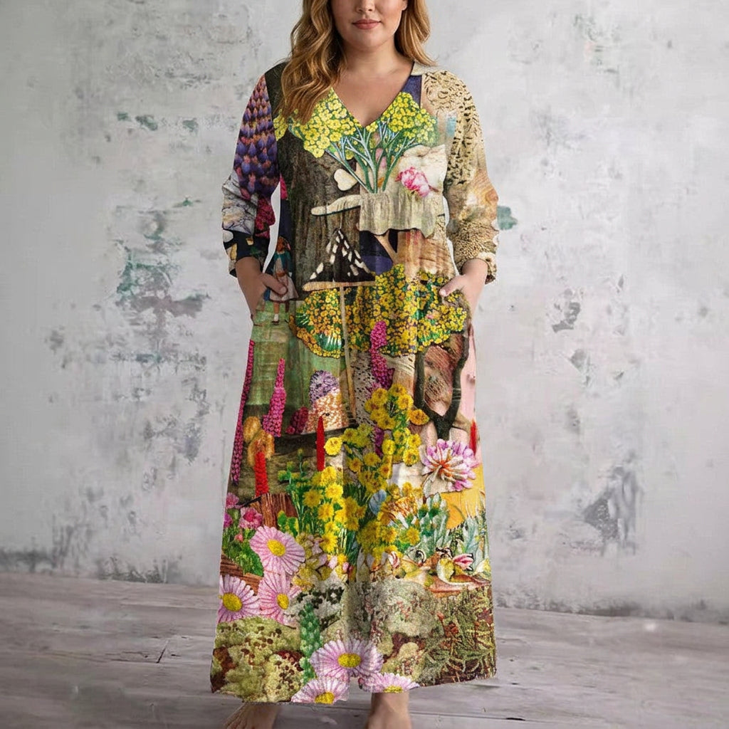 Sunniva | Salainen Puutarha Maxi Mekko