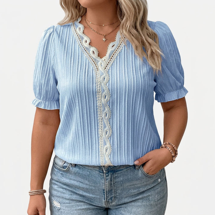 Cecily | Elegantti V-kaula-aukkoinen Paita