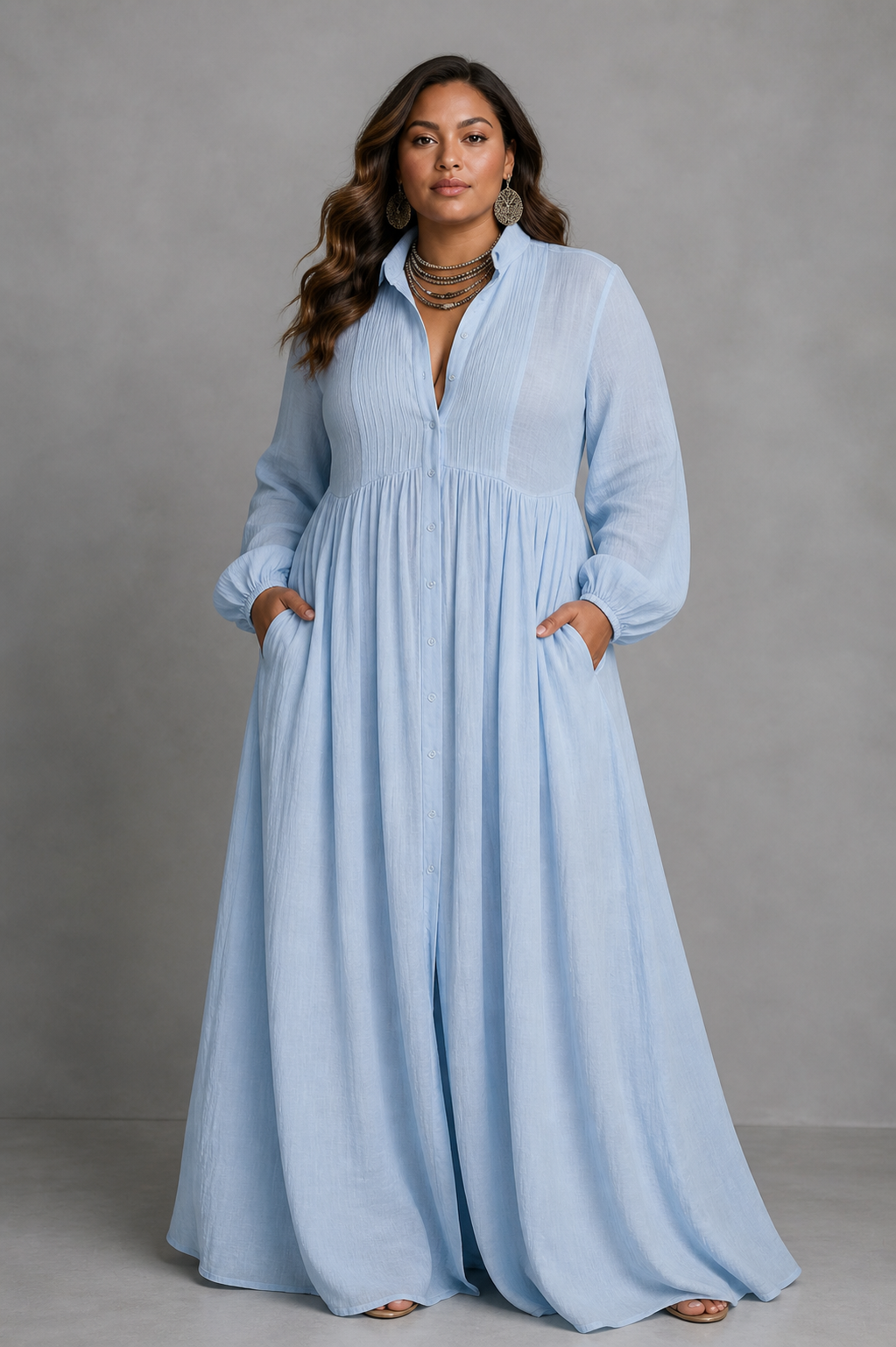 Sabine | Elegantti Maxi-mekko