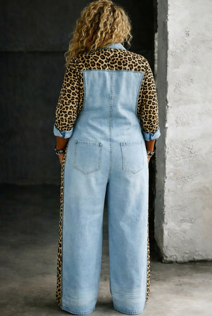 Halcyon | One Piece Denim Shirt Jumpsuit