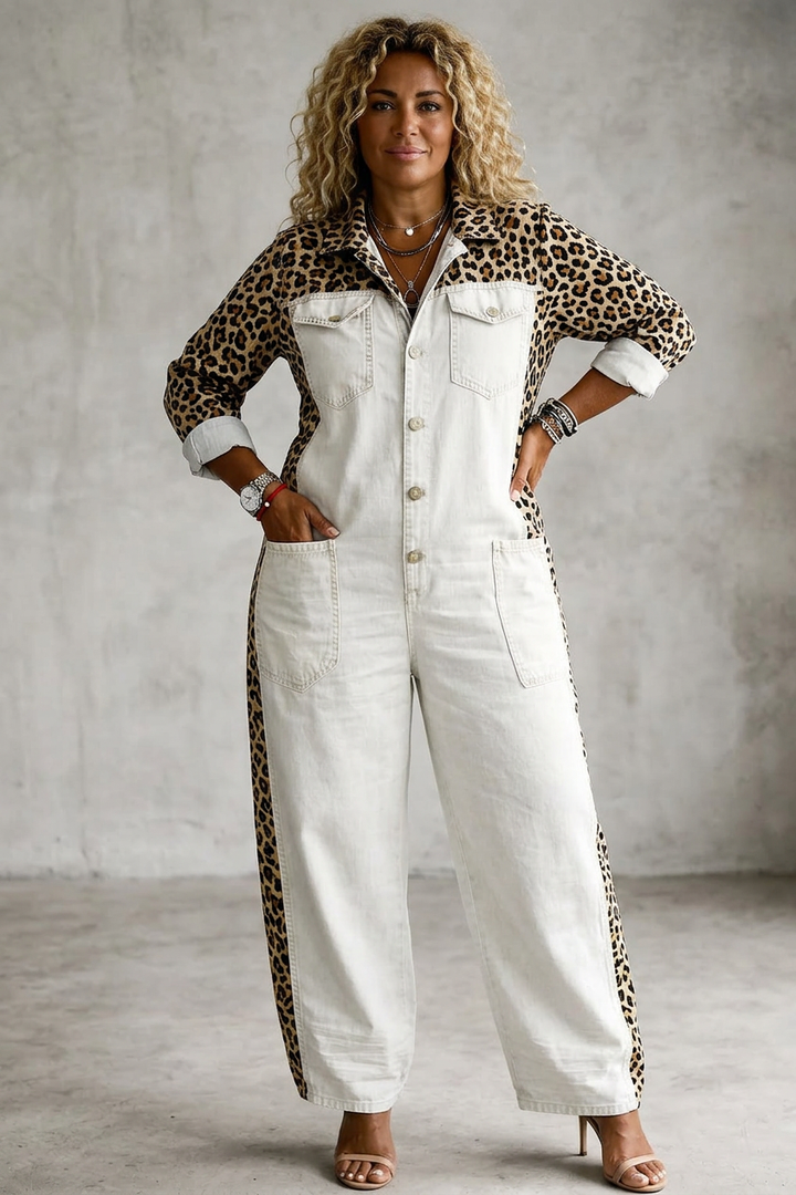 Halcyon | One Piece Denim Shirt Jumpsuit