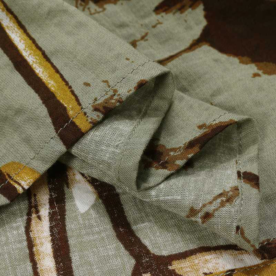 Mali | Vintage Kukallinen Maxi Mekko