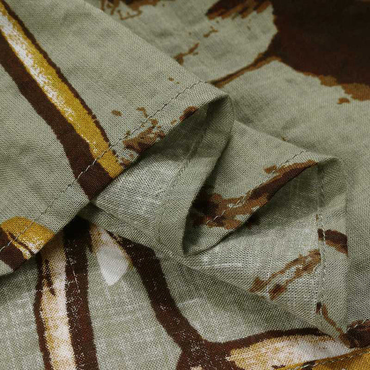 Mali | Vintage Kukallinen Maxi Mekko