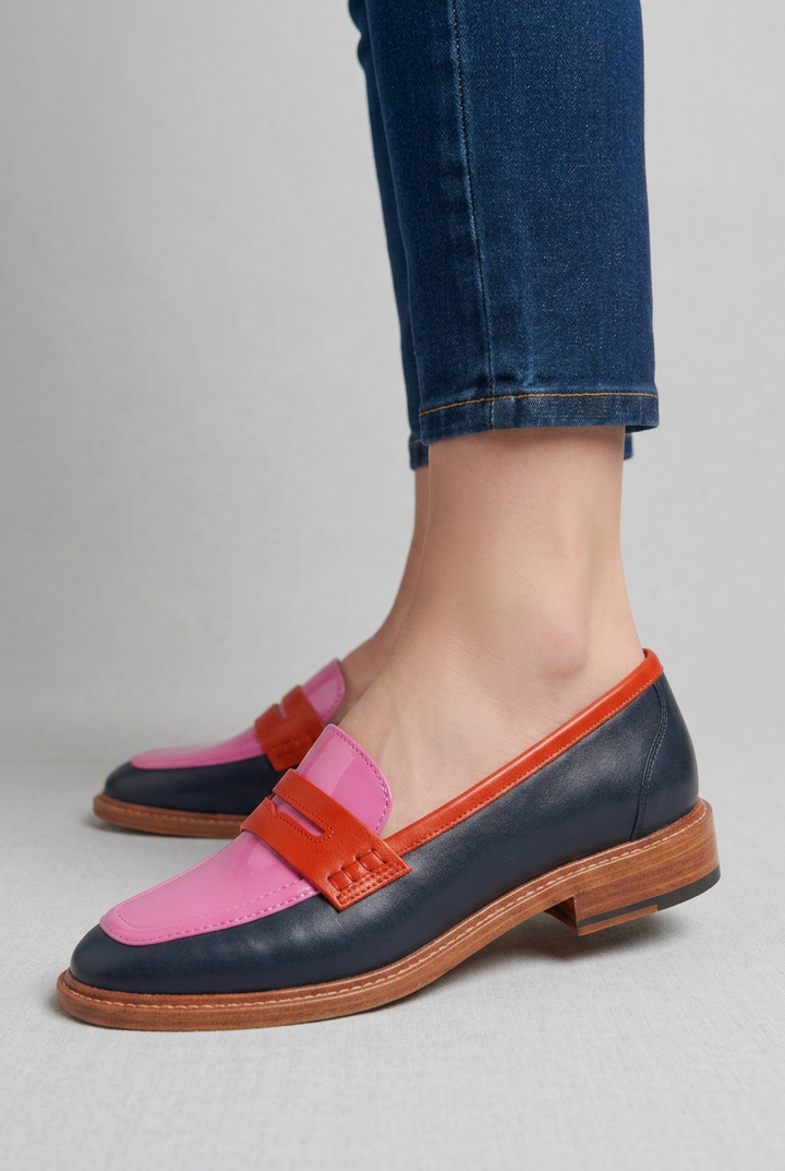 Elara | Elegantit väriblokki loaferit