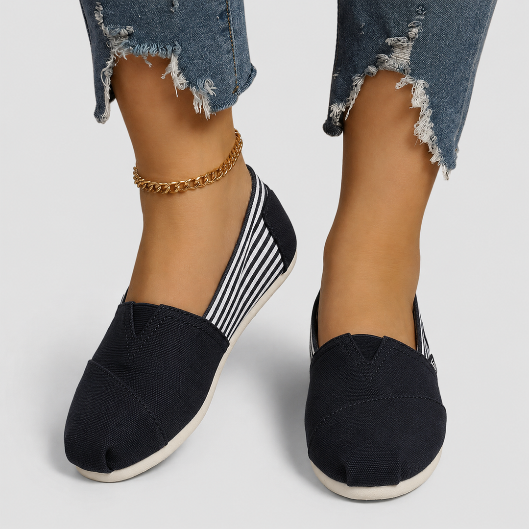 Elara | Kevyet Kangas Slip-On Lesti