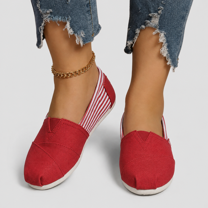 Elara | Kevyet Kangas Slip-On Lesti