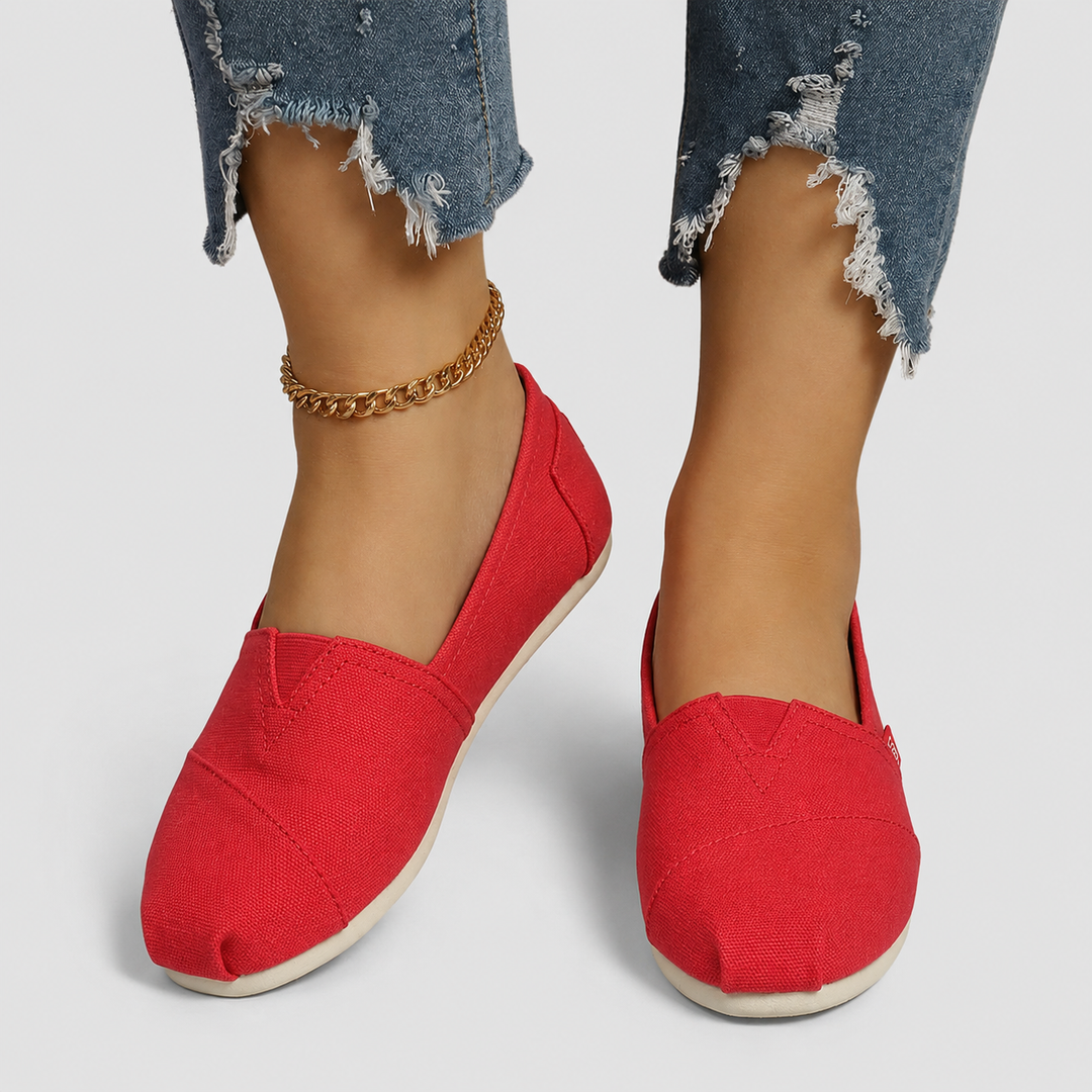 Elara | Kevyet Kangas Slip-On Lesti