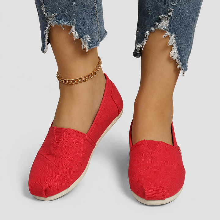 Elara | Kevyet Kangas Slip-On Lesti