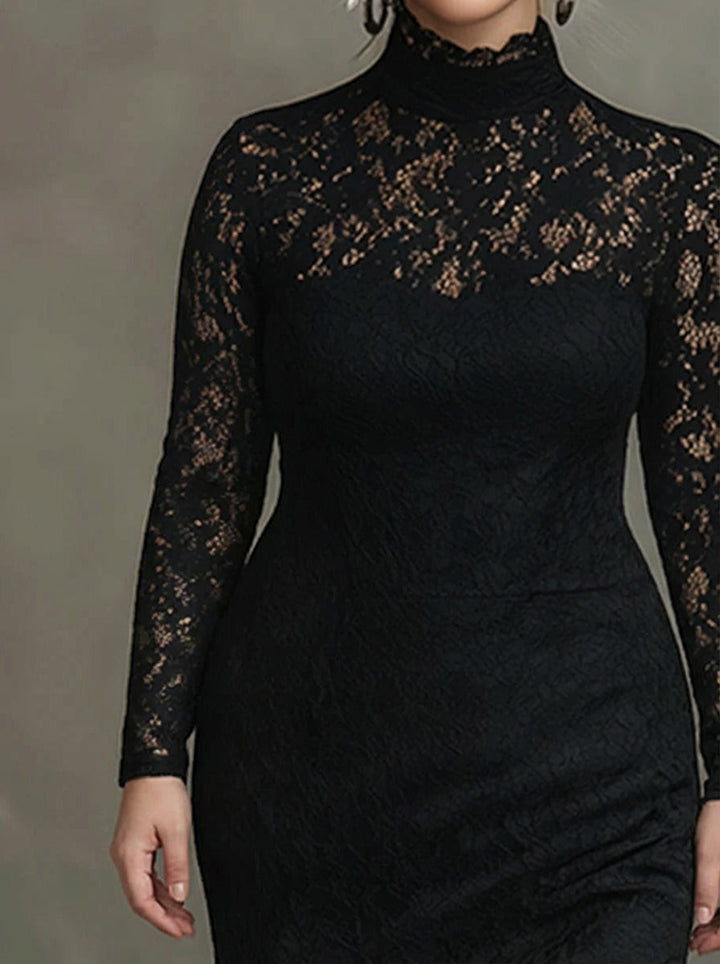 Alma | Elegantti pitsinen fishtail-maksimekko