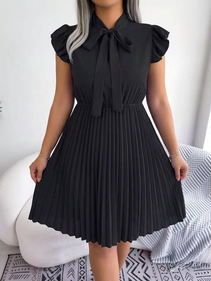 Sabine | Solmio Pleatattu Midi Mekko