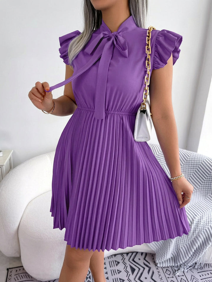 Sabine | Solmio Pleatattu Midi Mekko