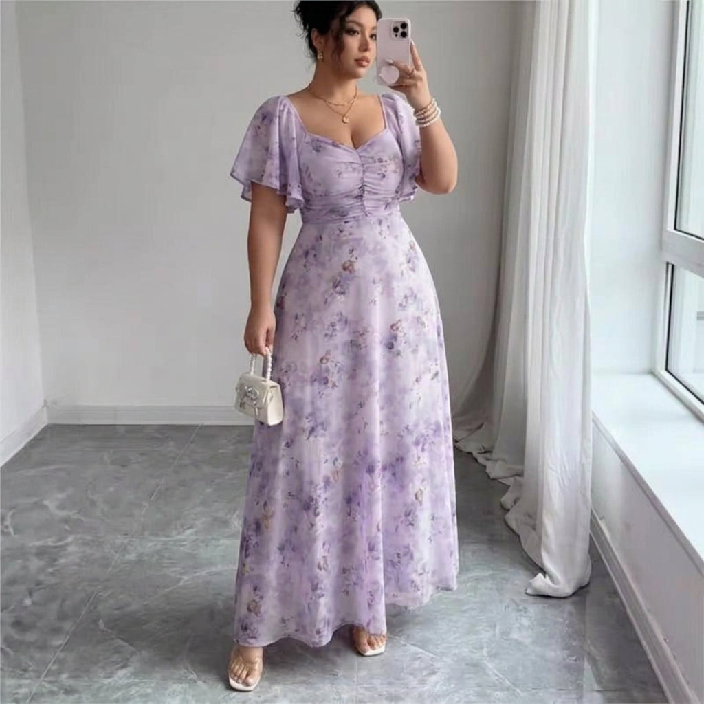 Naomi – Tyylikäs Slim Mekko Rypytys Hihoilla