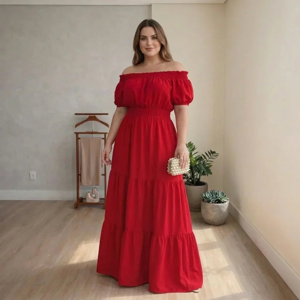 Saoirse - Elegantti Kesä Maxi Mekko