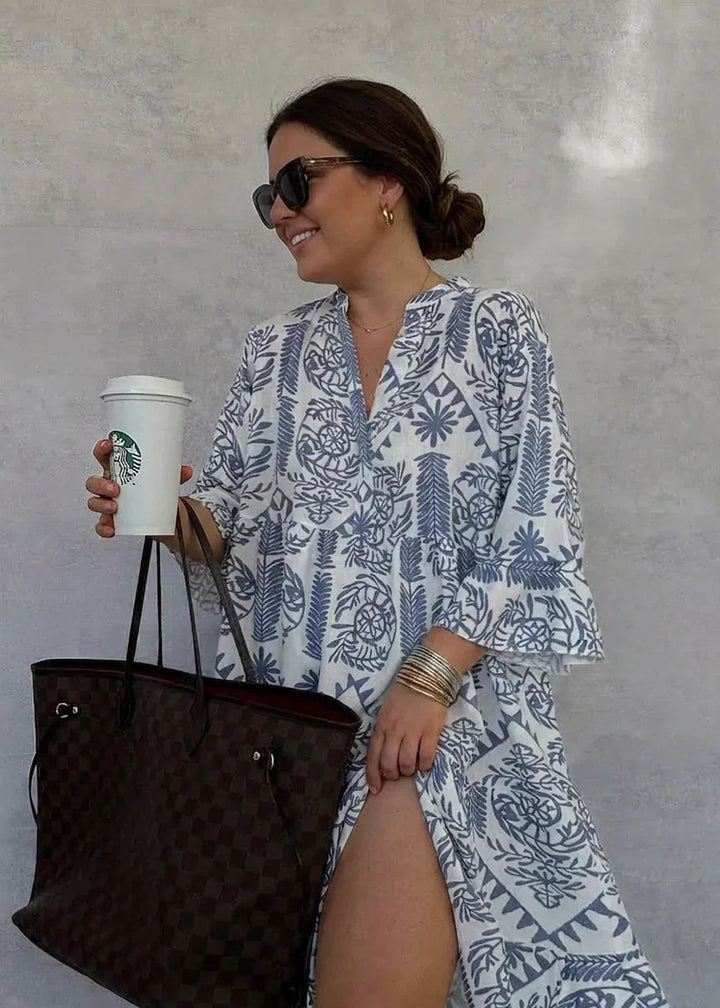 Aurelia - Rentoutunut Boho Tunika Mekko