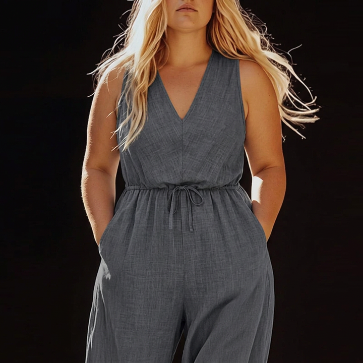 Lark – Rento Olkaimeton Kiristysnyörillä Varustettu Taskujumpsuit
