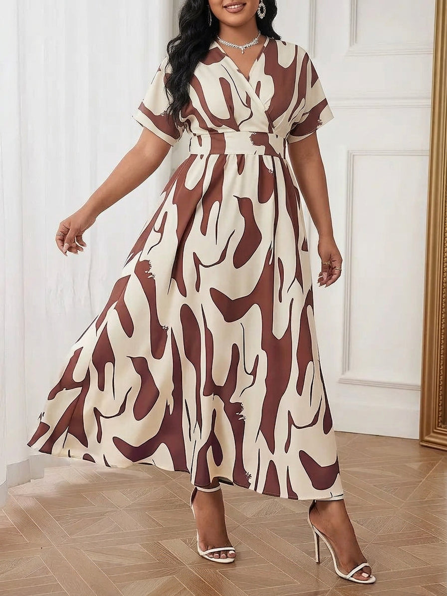 Nadia - Abstrakti Eleganssi Mekko