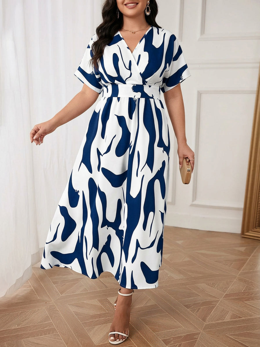 Nadia - Abstrakti Eleganssi Mekko